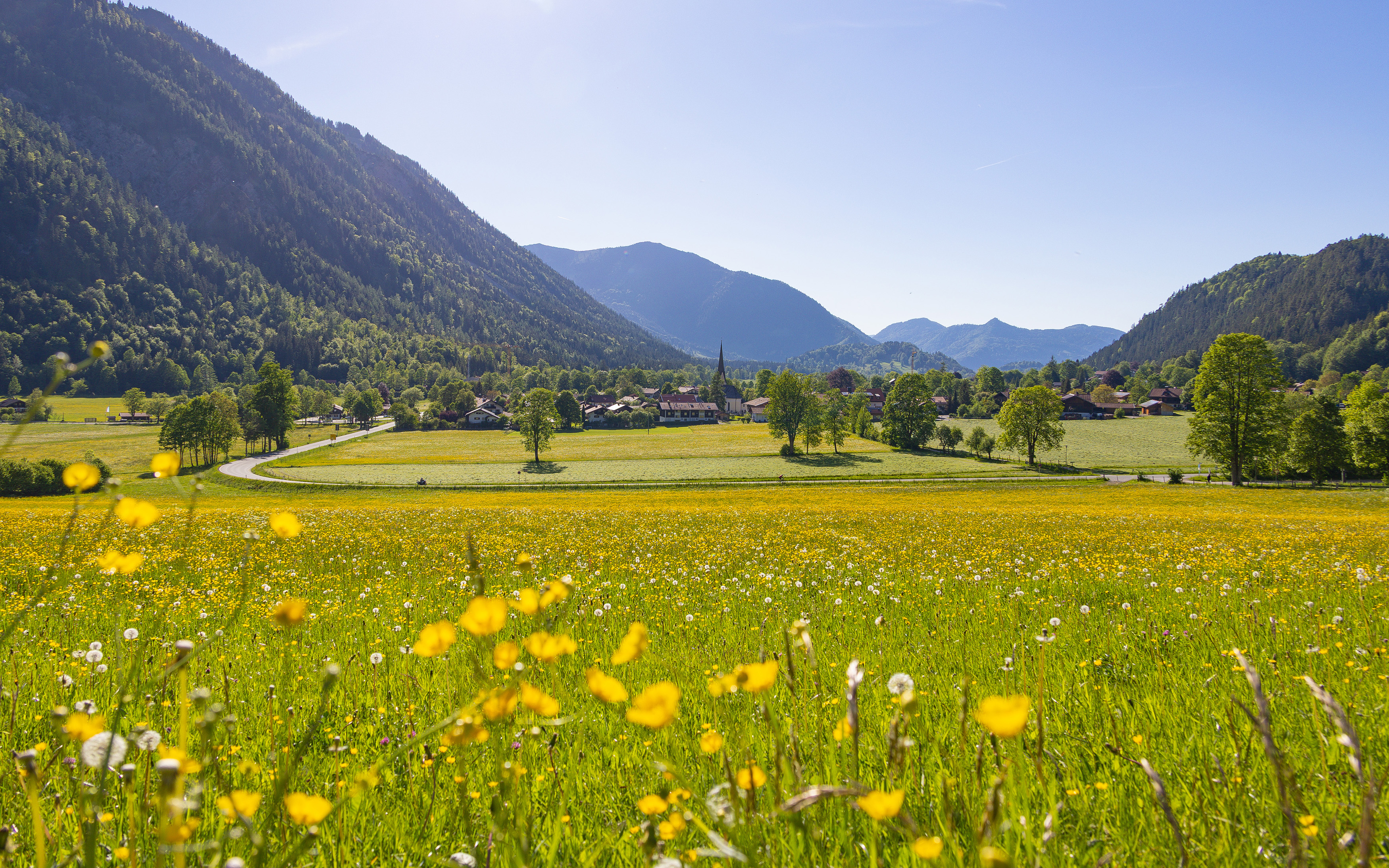 Bayrischzell mit Wendelstein